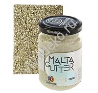 Паста жемчужная с глиттером, арт 150010 золото, 150 мл