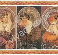 Бумага рисовая с контурным золочением 48х33см, 249G