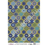 Рисовая бумага с золотом Cadence Metal Leaf Rice Decoupage A3 GOLD, MLR017 восточные узоры