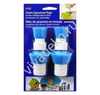 Насадка на тюбик с круглой губкой, 4 шт