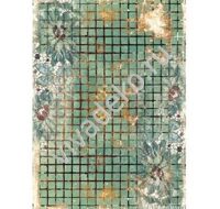 Rice Decoupage Paper A3, рисовая карта 553 фон мелкие квадратики, 30х41см