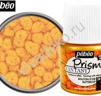 Краска Fantasy Prisme Калейдоскоп  № 24 золотой бутон, PEBEO, 45 мл