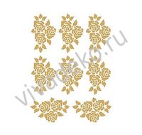 Трансфер декоративный, натирки Cadence, VG-007 золото